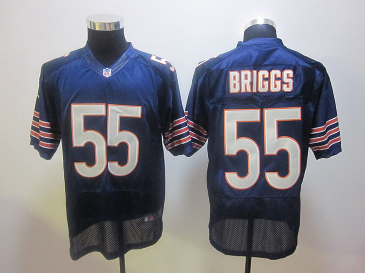 NFL Blue Chicago Bears 55 Outside Linebacker Briggs Nike Elite Jersey